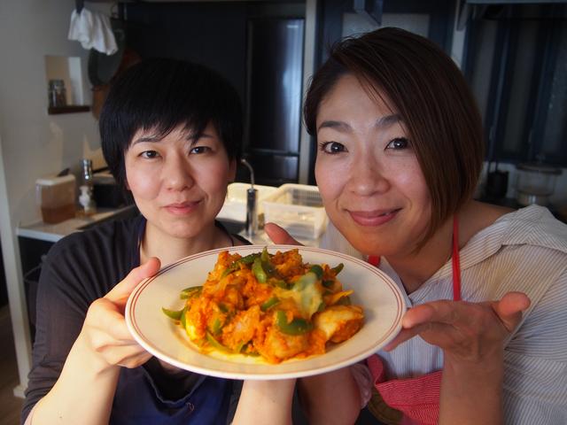 画像9: 鶏肉のケチャップ炒めチーズ乗せ