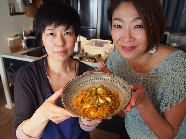 画像8: キムチのマーボー豆腐風