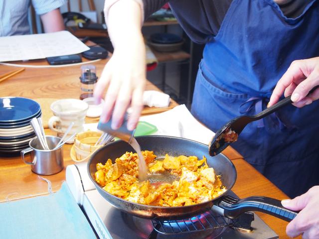 画像3: キムチのマーボー豆腐風