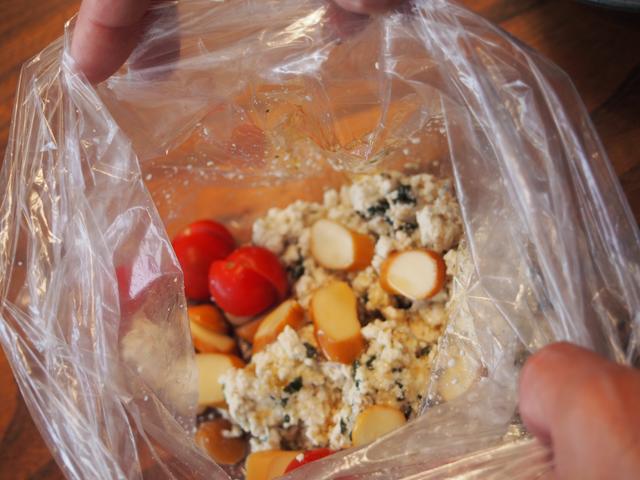 画像3: チーズとわかめの白和え
