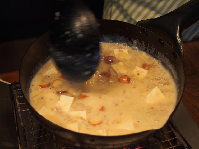 画像4: 山椒とチーズの白い麻婆豆腐