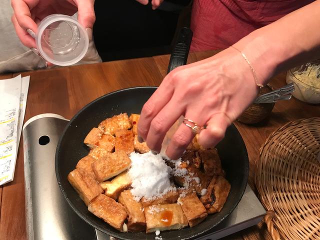 画像4: 厚揚げ豆腐のチキン南蛮風チーズタルタルかけ