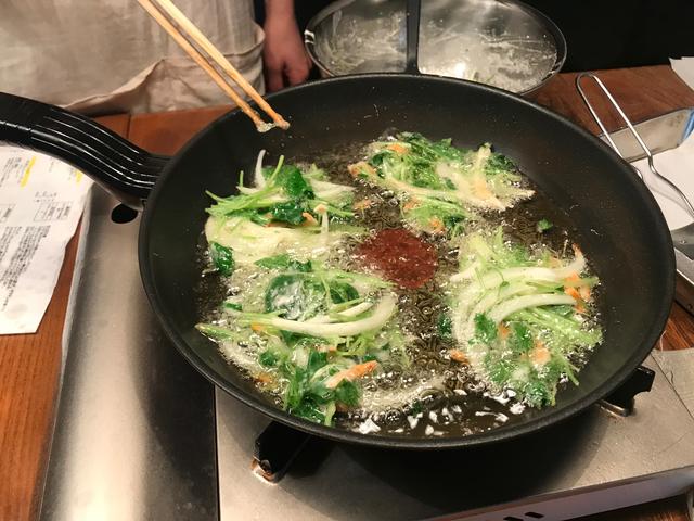 画像4: チーズのかき揚げ抹茶塩添え