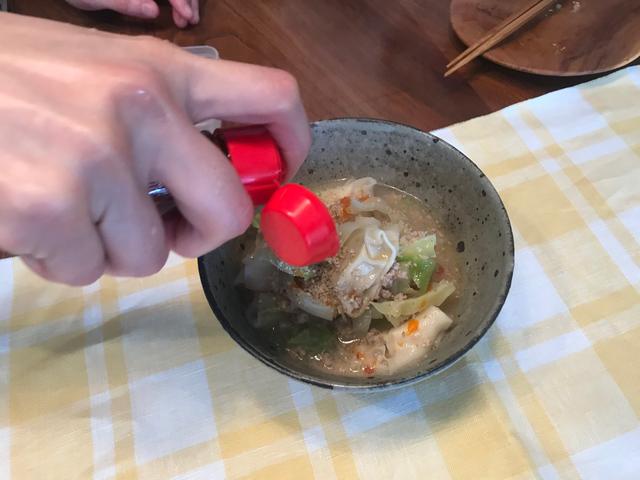 画像8: 坦々チーズワンタン風