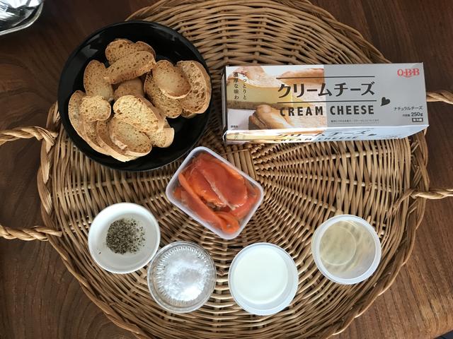 画像1: スモークサーモンとクリームチーズのディップ
