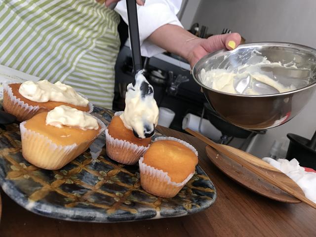 画像3: カップケーキの生姜とバニラのチーズクリームのせ