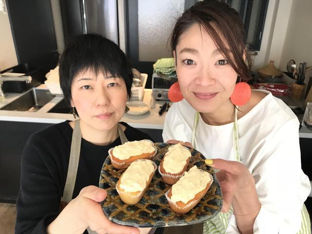 画像6: カップケーキの生姜とバニラのチーズクリームのせ