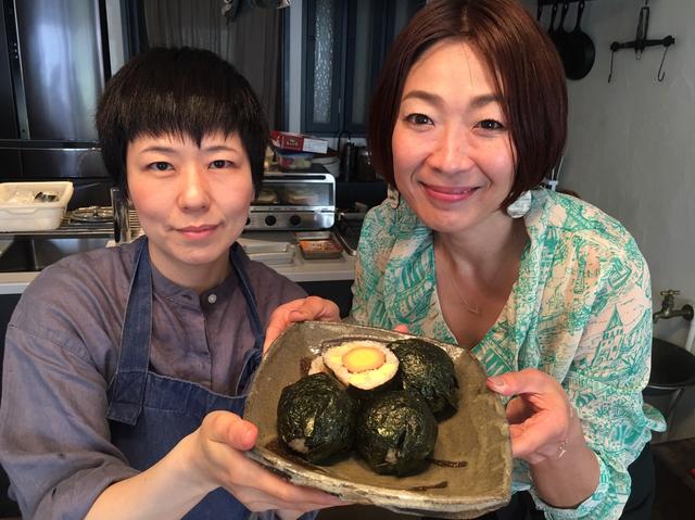 画像7: 煮玉子入り 爆弾チーズおにぎり