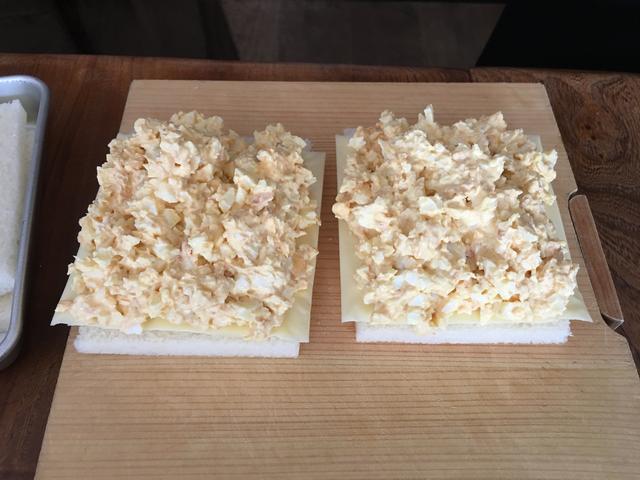 画像4: かつおぶし卵サラダとチーズのサンド