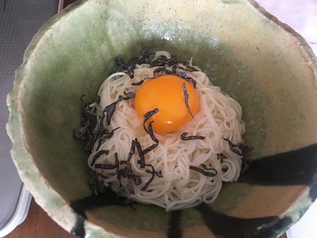 画像5: そうめんカルボナーラ風