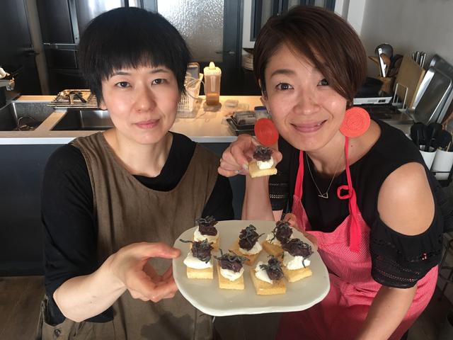画像7: クリームチーズとあんこの塩昆布カナッペ