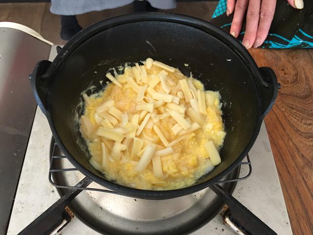 画像4: ホタテとチーズの玉子とじ