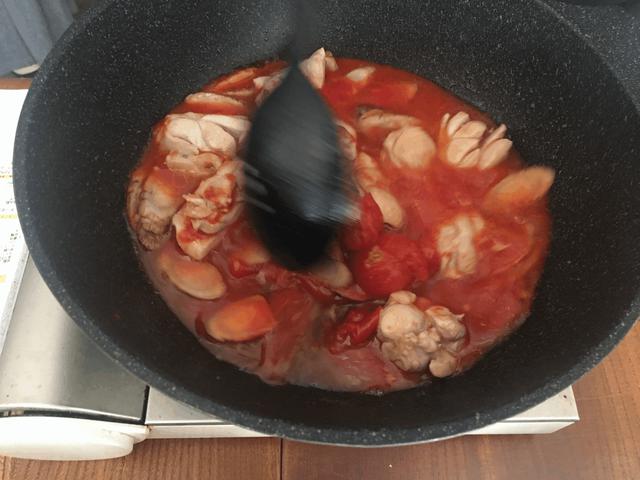 画像3: 鶏とゴボウのトマトチーズ煮