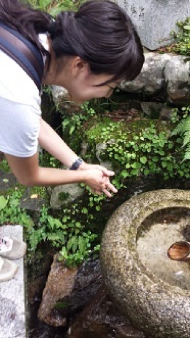 画像: ↑水おみくじで恋愛について占ってみては??↑