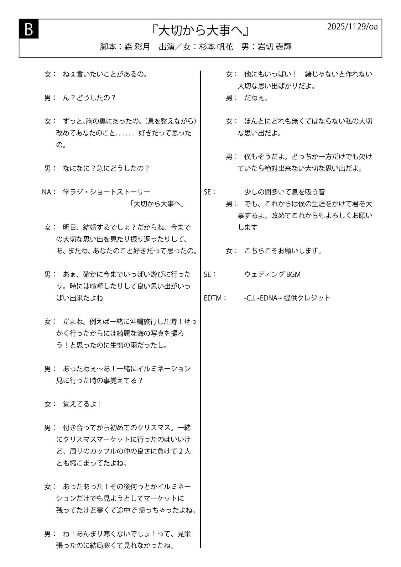 画像2: 学ラジ第十四章 Podcast VOL.35 (11/29放送回)