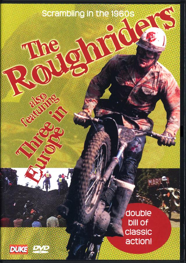 画像: 60年代にタイムスリップ! DVD Roughriders - Scrambling In The 60s ¥4,600 (税抜) 甲高いエキゾーストノートに荒々しく吐き出される白煙…2ストローク車全盛期の60年代レース場にタイムスリップ。前編には60年代前半のモトクロス500ccチャンピオン、AJSのB・ニルソンとBSAのJ・スミス、二人のワークスライダーの健闘を追跡。後半はハスクバーナのB・エイバーグやBSAのJ・バンクスら60年代末に活躍したライダーのほか、1969年夏に行われたChampionship Trailでの、BSAワークスの最強のライバルであるCZに所属するR・デコスタとB・エイバーグの白熱した戦いが見所。イギリスの由緒正しきホークストンパーク、モトクロスグランプリ発祥の地ベルギーのナムール、ルクセンブルク、フランス、スイスなどを含め、世界選手権モトクロスを一通り満喫することが出来る、歴史的に見ても貴重な映像の宝庫です。