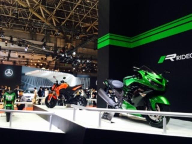 画像3: <理子のいまさらTMS2015> カワサキブース(福山理子)