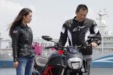 画像2: 【女子レポ!!】初めてのDUCATI! ディアベルに乗っちゃいました!(朱香)