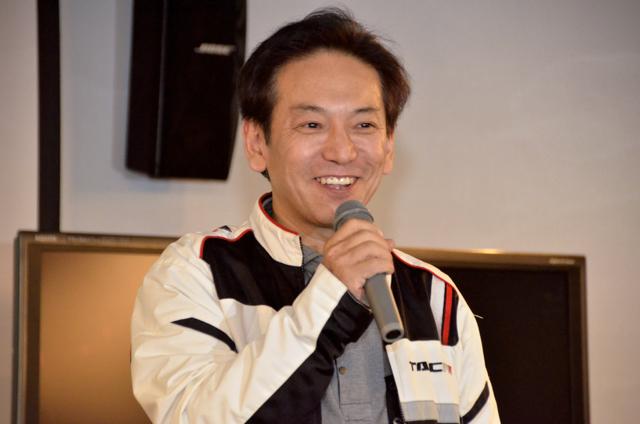 画像: こちらはインターグロー代表取締役社長の竹内茂樹さん。 ご自身もバイク乗りで、ゲームを通じてライダーが増えれば と願っております。