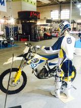 画像4: 福山理子の“いまさらモーターサイクルショー2014” (その10 ハスクバーナさん)