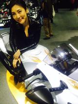 画像6: 大阪モーターサイクルショー2014、たっぷり満喫中!(福山理子)