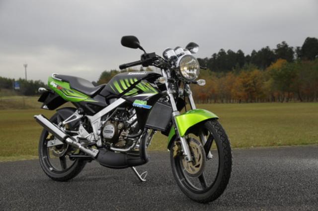 画像: かつてのARシリーズを彷彿させるスタイリングは、前モデルに相当する、タイカワサキのヴィクターと同様のもの。インドネシア生産に変わって、ラジエター部分をスッポリ覆うシュラウドが追加された程度だ。