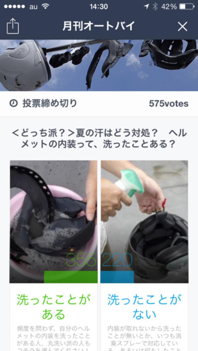 画像1: <アンケート結果>ヘルメットの内装って、洗ったことある?