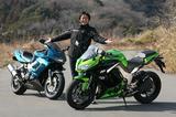 画像: 現在はニンジャ1000とVTR1000Fを同時所有中。ニンジャのスムーズさもいいけど、VTRのヒラヒラ感もいい。気分と用途に応じて乗り分けるという、ささやかな贅沢感を味わっています。(笑)