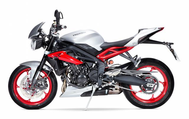 画像3: TRIUMPH Street Triple Rx (マットアルミニウムシルバー) ■価格:126万円(税込) 車両はUK仕様(マフラー形状が異なります)