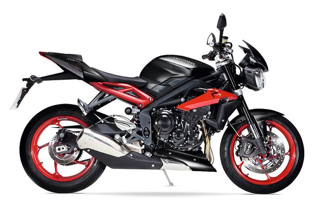 画像2: TRIUMPH Street Triple Rx (ジェットブラック) ■価格:126万円(税込) 車両はUK仕様(マフラー形状が異なります)