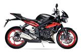 画像2: TRIUMPH Street Triple Rx (ジェットブラック) ■価格:126万円(税込) 車両はUK仕様(マフラー形状が異なります)