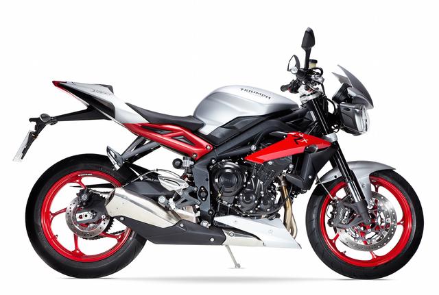 画像2: TRIUMPH Street Triple Rx (マットアルミニウムシルバー) ■価格:126万円(税込) 車両はUK仕様(マフラー形状が異なります)