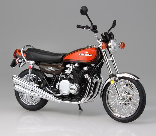 画像1: 1/12 完成品バイク Kawasaki 900Super4(Z1)ファイヤーボール ■本体価格:2000円