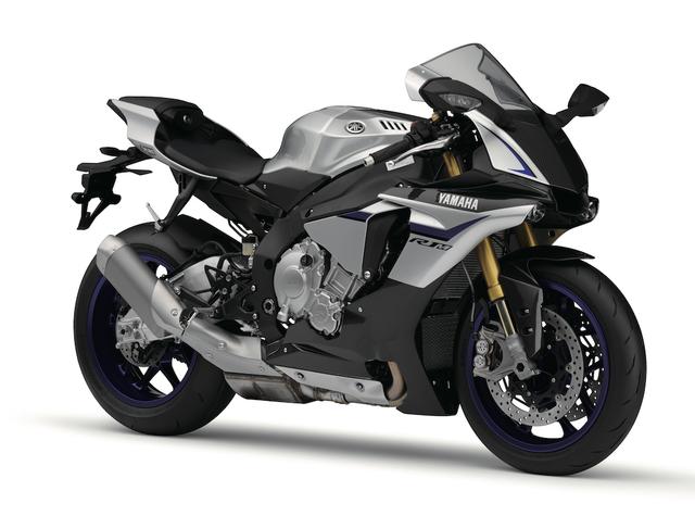 画像: Y006 YAMAHA YZF-R1M ■価格:318万6000円 久々のモデルチェンジでスーパーバイクレースでの勝利を目指してエンジンも車体も一から大変身したYZF-R1をベースに、オーリンズ製電子制御セミアクティブサスやカーボン外装を装着した上級モデル。