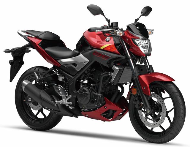 画像: Y024 YAMAHA MT-25 ■価格:52万3800円 YZF-R25をベースに開発された、ネイキッドスポーツ・MTシリーズの250ccバージョン。開発コンセプトはストリートを軽快に駆け抜ける「大都会のチーター」。ヘッドライトやシュラウドが目立つ、MTシリーズらしい俊敏さをイメージさせる個性的なネイキッドスタイルを採用する。
