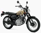 画像: S026 SUZUKI GLASSTRACKER BIGBOY ■価格:46万3320円 グラストラッカーをベースにホイールをフロント19・リア18インチに拡大、フォークブーツやフラット形状のリアフェンダーを装着し、ハンドル幅も広げ大柄な車格としたモデル。