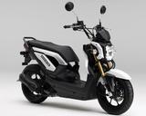 画像: H056 HONDA ZOOMER X ■価格:27万8640円 ※生産終了モデル 個性的スタイルで人気の50cc版ズーマーのコンセプトを活かしたユニークなスタイルが特徴の原付2種モデル。エンジンは信頼性と経済性に優れた旧ディオ110系。倒立フォークなどで走りも軽快。