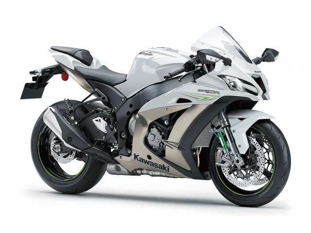 画像: KAWASAKI NINJA ZX-10R ABS(パールブリザードホワイト×メタリックフラットロウチタニウム) ■価格:220万8600円