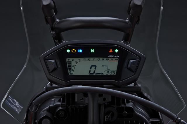 画像: 写真はCRF250ラリーのメーター。これと同タイプのものが装着されます。