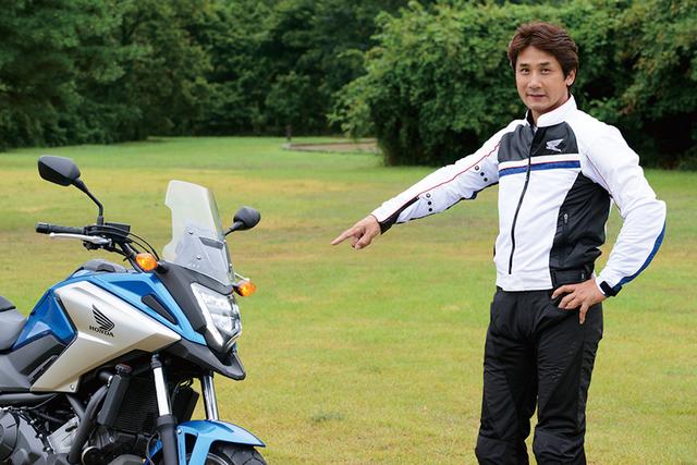 画像: 「アクセルやクラッチといった操作系がすごくリニアに反応して、Honda特有の扱いやすさがある」と、初心者も臆せず乗れるNC750Xの取っ付きの良さをべた褒めしていた。