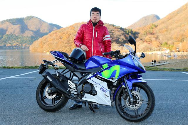 画像: YAMAHA YZF-R15 主要諸元 ●水冷4ストOHC4バルブ単気筒 ●149cc ●16.6ps/8500rpm ●1.49㎏-m/7500rpm ●134㎏ ●12ℓ ●800mm ●90/80-17・130/70R17 ●41万9040円