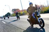 画像: 高速道路も走れる軽軽二輪ということで、ルートに関越自動車道を設定していたのだが、周囲を走るクルマや大型バイクの早い速度域にも負けない走りを見てくれた。