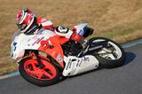 画像: 愛ちゃんのCBR初走行。愛車はGROMの愛ちゃん、でかいバイクでのサーキット走行は初めてなのに、ジムカーナ女子だけあって、サスガの走り!