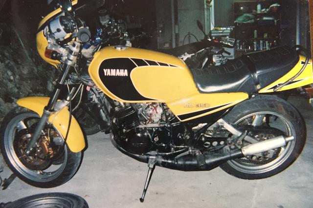 画像: 懐かしのRZ350も所有(外装はRD350仕様!)