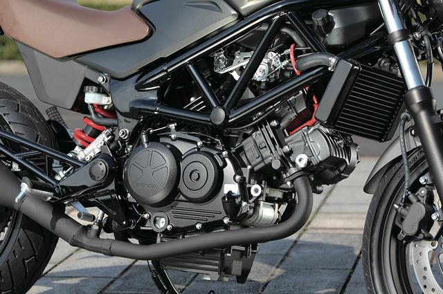 画像: 伝統のVツインユニットは穏やかなパワーフィールが持ち味。ビギナーや女性ライダーにも愛される、懐の深さが魅力だ。