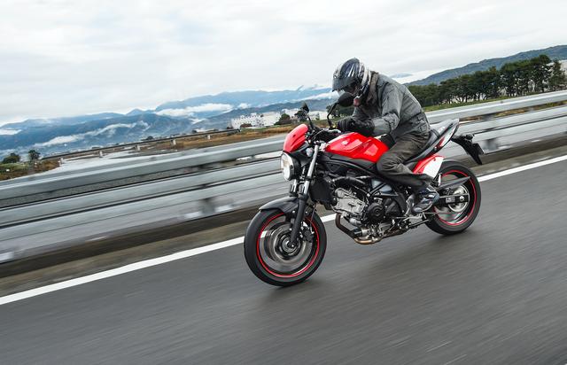 画像1: 新発売のオプションを装備したSV650カスタムでツーリング