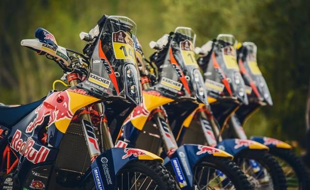 画像: 近代ラリーの不沈艦隊、KTM。プライベーターのためにこの450ラリーのベースマシンも市販されています