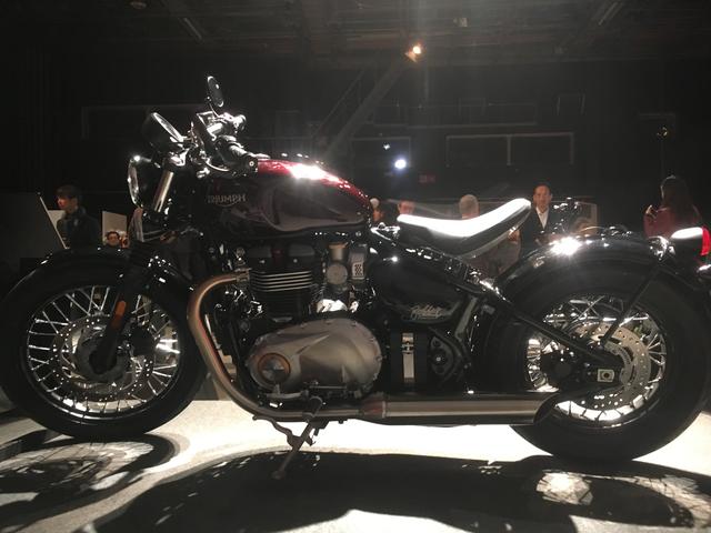 画像4: トライアンフのニューモデル発表会に行ったよ(福山理子)