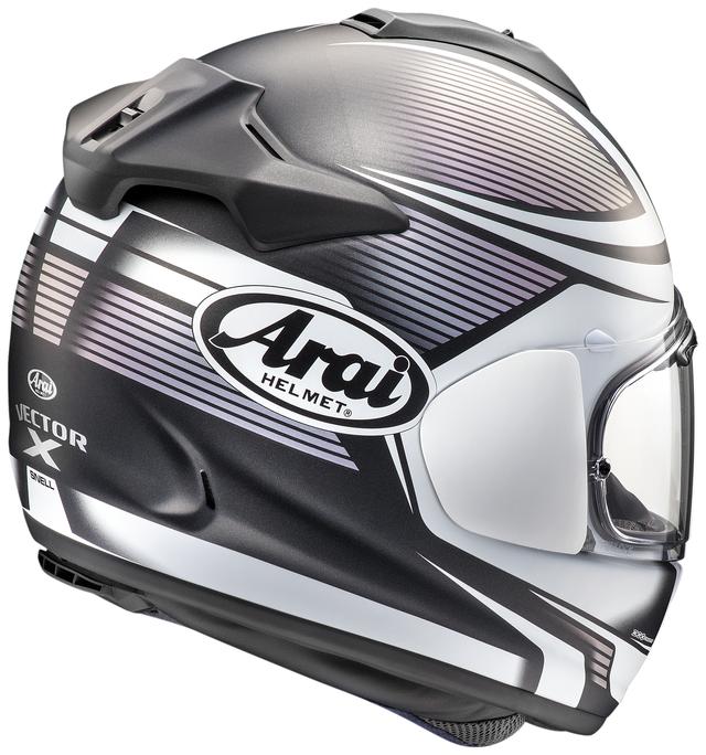 画像: Arai VECTOR-X TOUGH(フラットホワイト・つや消し)