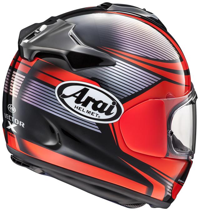 画像: Arai VECTOR-X TOUGH(レッド)